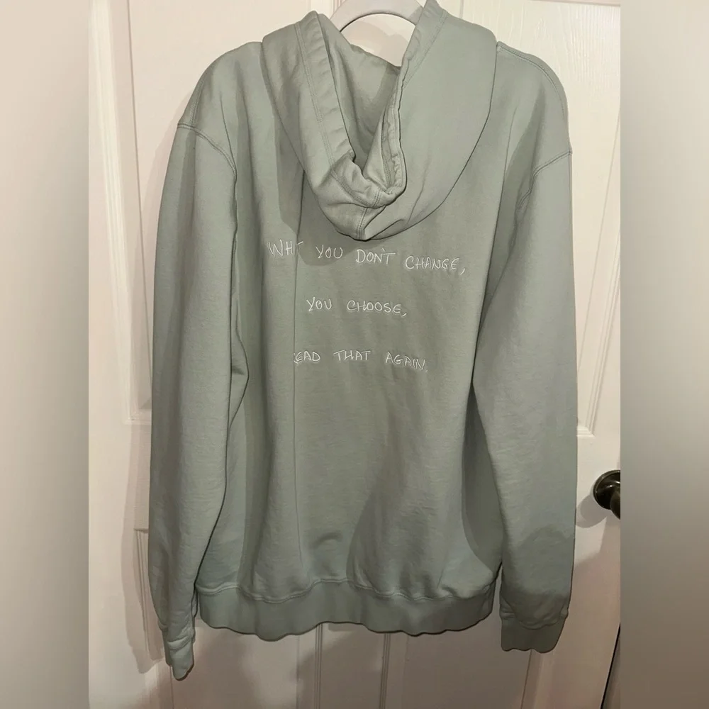 Boys Lie Sage Green Angel Graphic Hoodie OS streetwear New flaw
